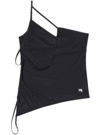 Balenciaga Asymmetrische top - Zwart