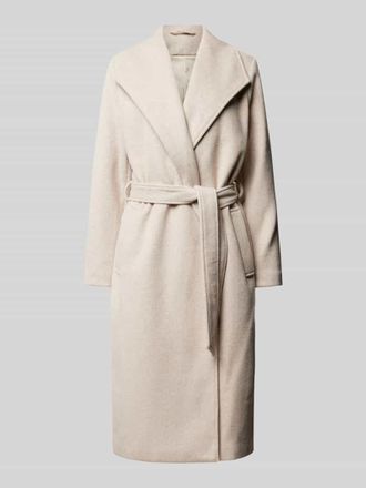 Selected Mantel mit Taillengürtel Modell ROSA in Sand, Größe 42