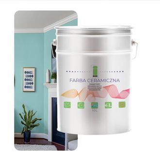 OEM Pintura Cer&aacute;mica Para Pared Lavable Azul Turquesa 10l Resistente A Las Manchas