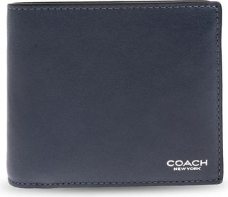 Coach 3-In-1 Portemonnee - Heren - Portefeuilles - Blauw - ONE Size - Leer - Accessoires