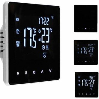 OEM Termostato Wifi Inteligente: Controlador De Temperatura Para Calefacci&oacute;n El&eacute;ctrica Con Pantalla Lcd, Pantalla T&aacute;ctil, Programaci&oacute;n Semanal Y Control P