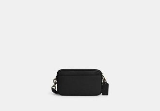Coach Mens Jayden Crossbody Bag in Black | Leather