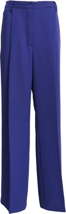 Dries Van Noten Straight-Leg Trousers in Blue Polyester