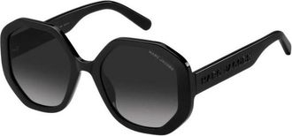 Marc Jacobs Ronde Zonnebril - Dames - Zonnebrillen - Zwart - 53 MM - Accessoires