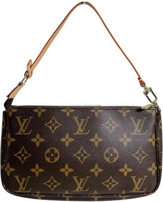 Louis Vuitton Brown Monogram Canvas Pouch (Pre-Owned)