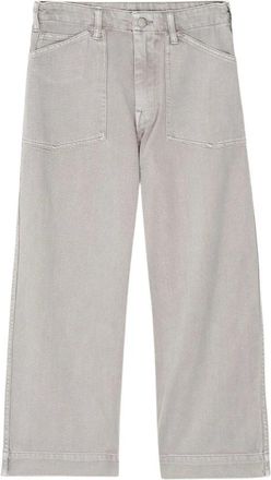 Denimist Georgia Werkbroek - Dames - Cropped Jeans - Grijs - W25 - Katoen - Jeans