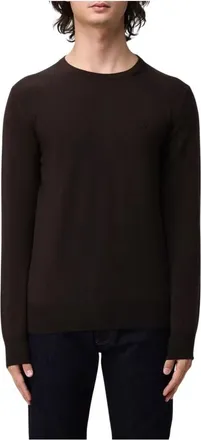 Brooksfield Ronde hals gebreid - Heren - Ronde hals truien - Bruin - M - Truien & Vesten