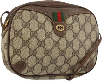 Gucci Pre-owned Cross Body Bags, female, Beige, Size: ONE SIZE Pre-owned Plastic Cross Body Bag
