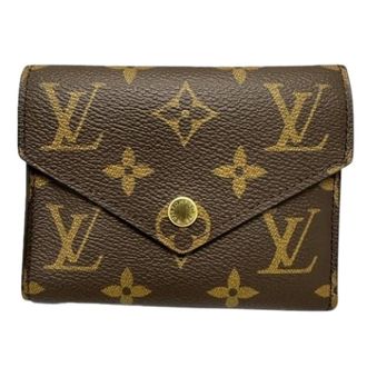 Louis Vuitton Pre-owned Wallets, female, Brown, Size: ONE SIZE Pre-owned Vintage Monogram Tri-fold Wallet