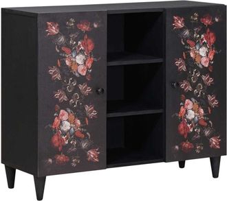 vidaXL Storage Cabinets Multicolour 90 x 33.5 x 75 cm Solid Mango Wood vidaXL