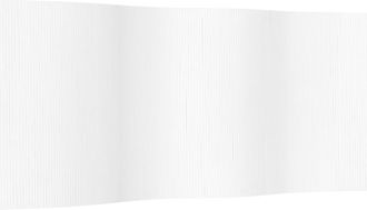 vidaXL Biombo Divisor De Bamb&uacute; Blanco 165x400 Cm Vidaxl