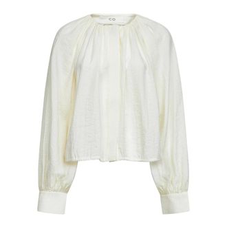 Co Dames, Blouses & Shirts, Wit, Maat: XS Polyamide