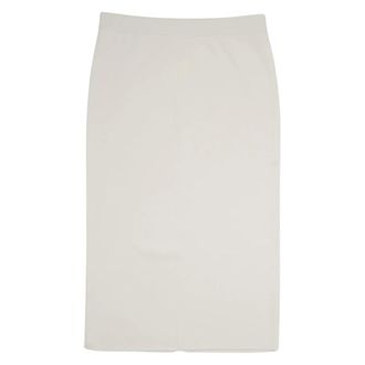 Max Mara Midi Skirts, female, White, Size: XL Losanna Pencil Midi Skirt