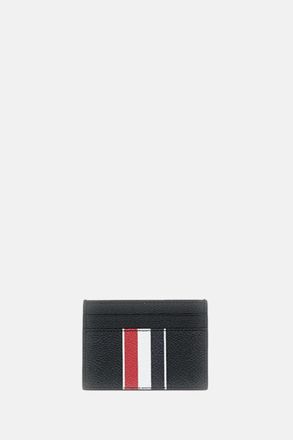 Thom Browne Portacarte A Due Lati In Pelle