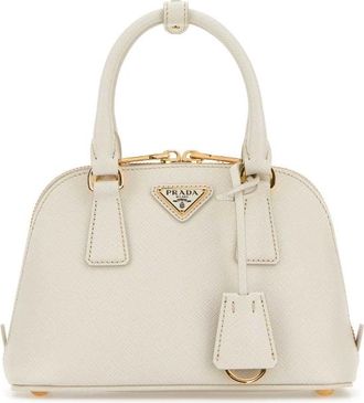Prada White Leather Handbag
