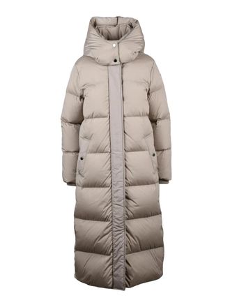 Woolrich Beige Polyamide Quilted Down Jacket