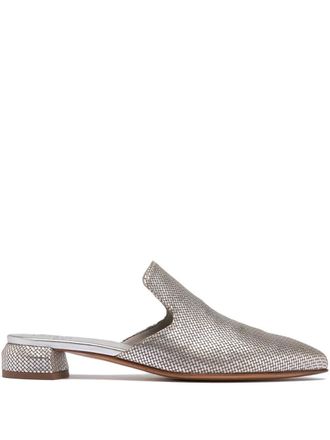Officine Creative woven leather mules - Grey