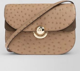 Furla sfera small crossbody bag ostrich texture