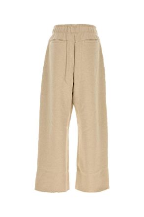 Entire studios Unisex Sand Cotton Joggers Taupe Exterior: Pantaloni