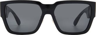 Versace Dark Grey Square Mens Sunglasses VE4483D GB1/87 57