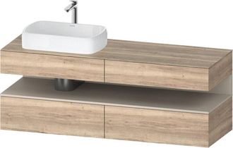 Duravit Qatego Consola Mueble Bajo Lavabo, 2 Extensiones, 2 - Duravit