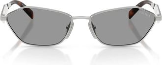 Prada Sunglasses Prd50 S 1 Bc50 Q Silver/Gray Womens