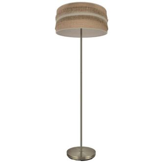 Fabrilamp Pie Salon Natalia 1xe27 Cuero/saco-beis 164x40x40 Cm - Fabrilamp