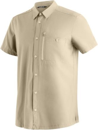 Maier Sports Magos S/S Hemd f&uuml;r Herren | beige