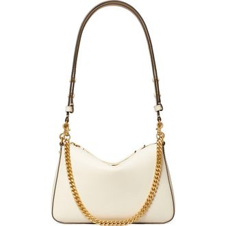 Tory Burch Small Perry Leather Shoulder Bag in Warm White at Nordstrom
