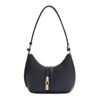 Furla Shoulder Bags, female, Blue, Size: ONE SIZE Goccia S Shoulder Bag
