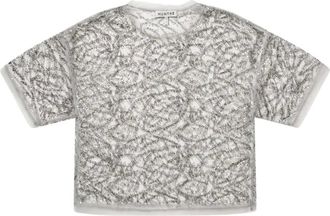 Munthe Vun Sequin T-Shirt - Tops - Mujer - Gris - 2XS