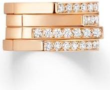 Repossi Antifer Diamond Ear Cuff in Rose Gold at Nordstrom