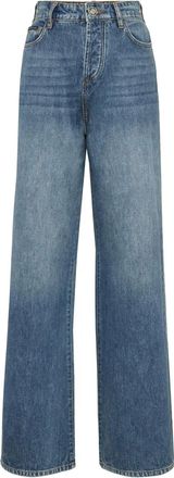 Philipp Plein Jeans con ricamo - Blu