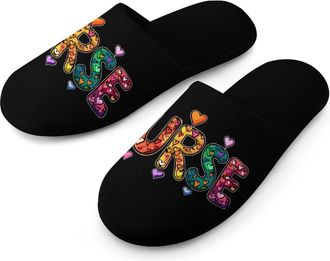Generic Funny Nurse Mens Slippers Warm Non-Slip Houes Shose Spa Slipper for Home Bedroom