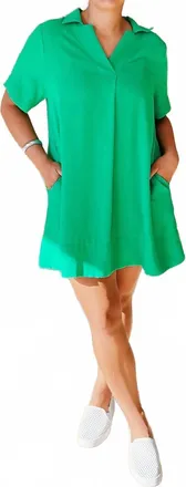 She + Sky Katelyn Dress In Bright Green
