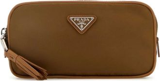 Prada Marsupio con logo - Marrone