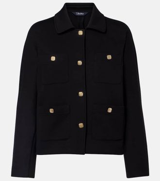 Max Mara Armonioso cotton-blend jersey jacket