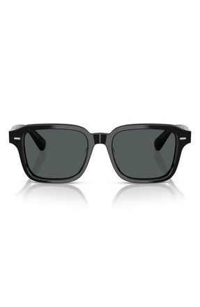 Oliver Peoples 51mm Pillow Sunglasses in Black at Nordstrom