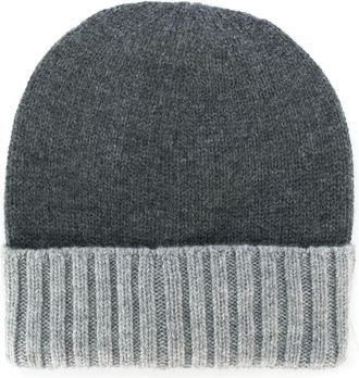 Dell'Oglio knitted cashmere hat - men - Cashmere - One Size - Grey