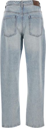 Brunello Cucinelli Womens Jeans Light Blue Denim Trousers