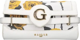 Ga&euml;lle Paris Tassen, Dames, Wit, ONE Size, Leer, Flap Clutch
