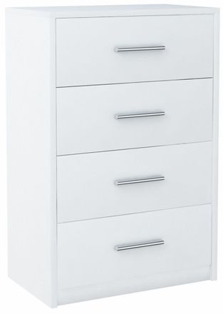 OEM C&oacute;moda Bodo 60cm 4s Blanco 4 Cajones Estante