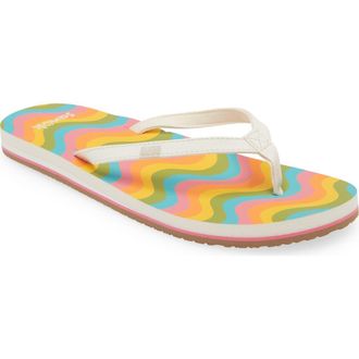 Sanuk Yoga Joy Rainbow Flip Flop at Nordstrom Rack, Size 10