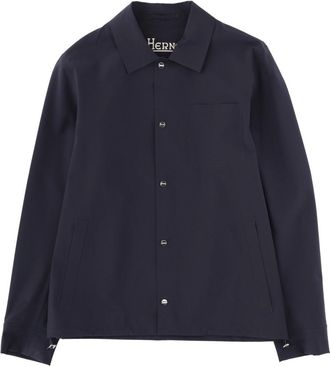 Herno Smooth Minimalist Chest Pocket Polyamide Jacket
