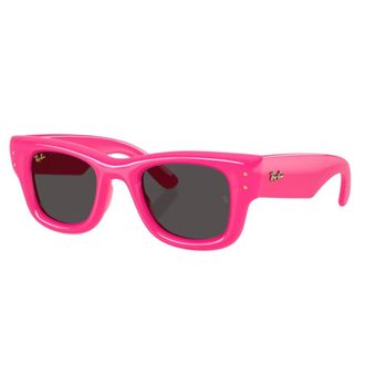 Ray-Ban Rb 4940 Wayfarer Puffer Zonnebril - unisex - Zonnebrillen - Roze - 47 MM - Nylon - Accessoires