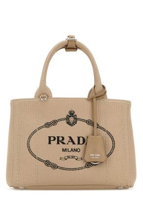 Prada Beige Logo Tote