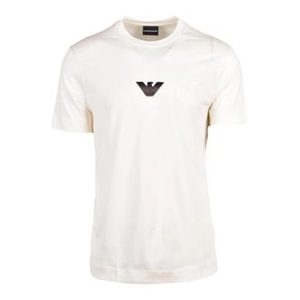 Emporio Armani T-shirts - Heren - T-shirts - Beige - M - Katoen - Tops
