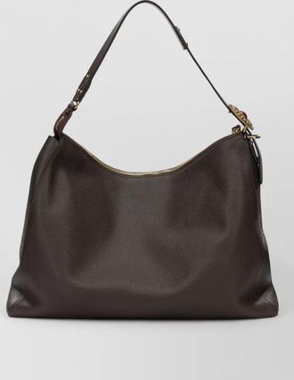 Etro large leather tote bag