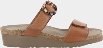 Naot Womens Anabel Wedge Sandal In Caramel