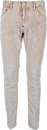 Dsquared2 Uomo, Pantaloni, Beige, M, new